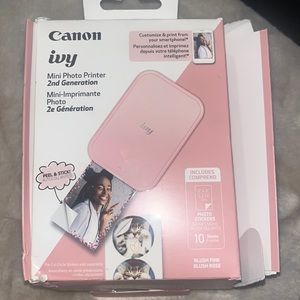 Brand new canon ivy mini photo printer